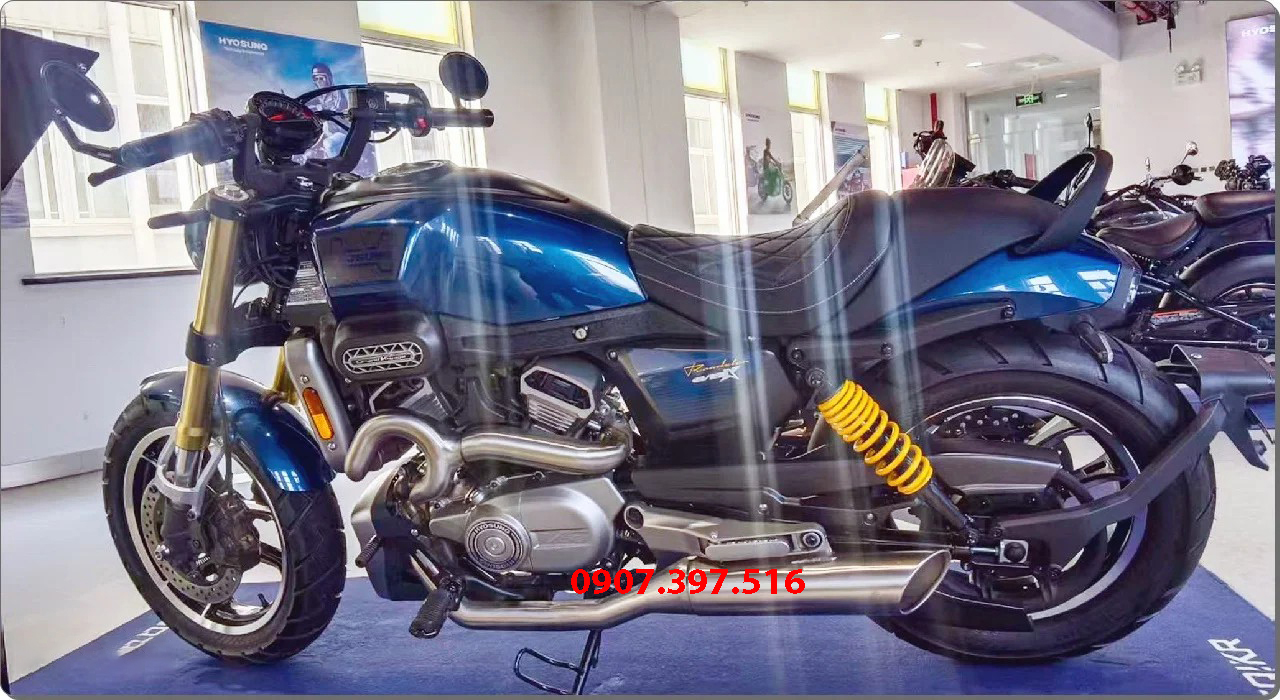 Hyosung GV350X - Cruiser 350cc đậm chất cơ bắp Mỹ, thiết kế độc đáo và mạnh mẽ