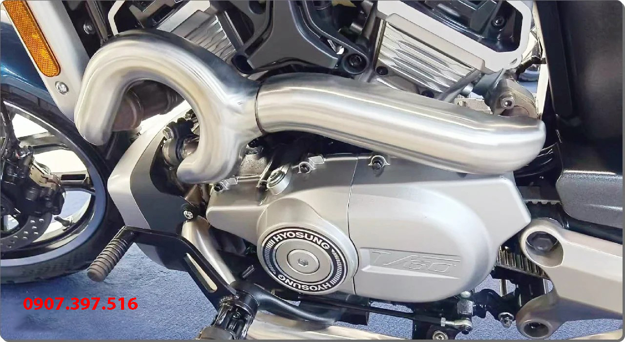 Hyosung GV350X - Cruiser 350cc đậm chất cơ bắp Mỹ, thiết kế độc đáo và mạnh mẽ