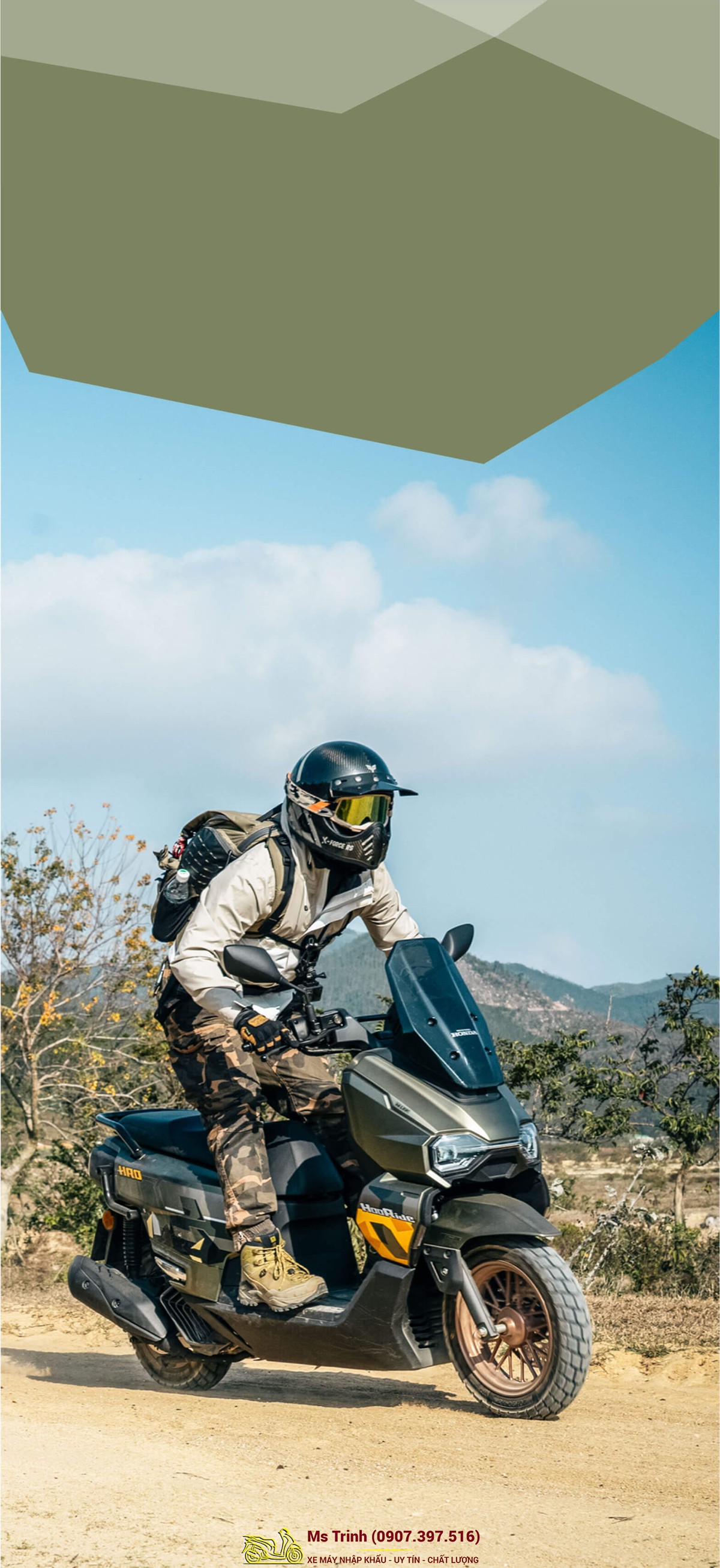 Honda HRD125 2026 – Honda HooRide 125 ABS 2 Kênh, Xe Tay Ga ADV Cá Tính Mới Nhất