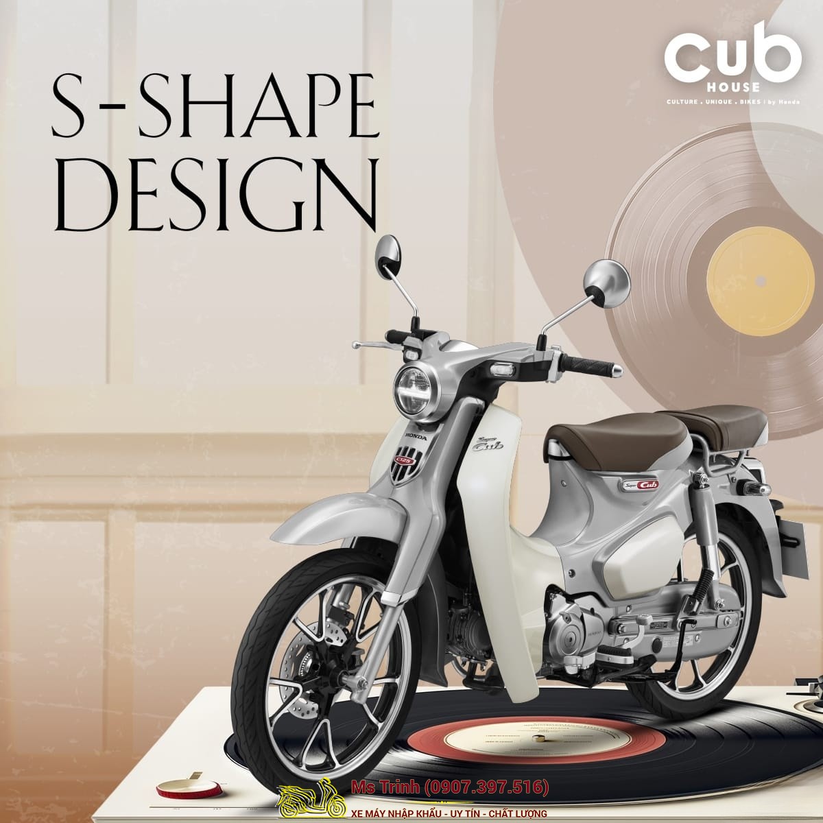 Honda Super Cub 125 ABS Thái Lan 2026 - Huyền Thoại Cub Nâng Cấp ABS An Toàn