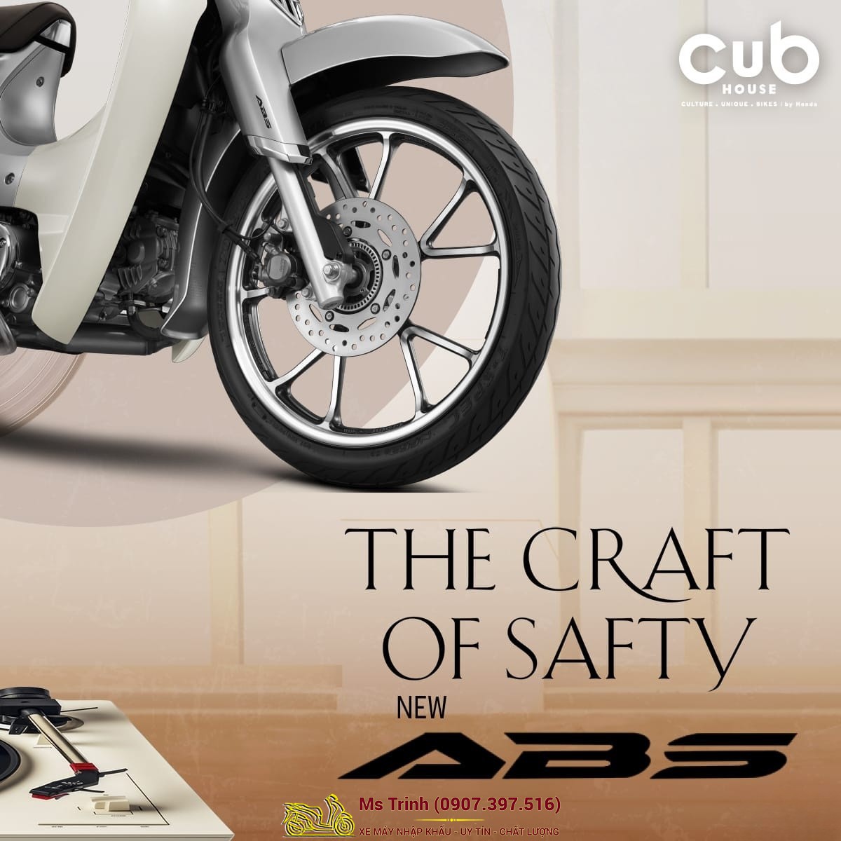 Honda Super Cub 125 ABS Thái Lan 2026 - Huyền Thoại Cub Nâng Cấp ABS An Toàn