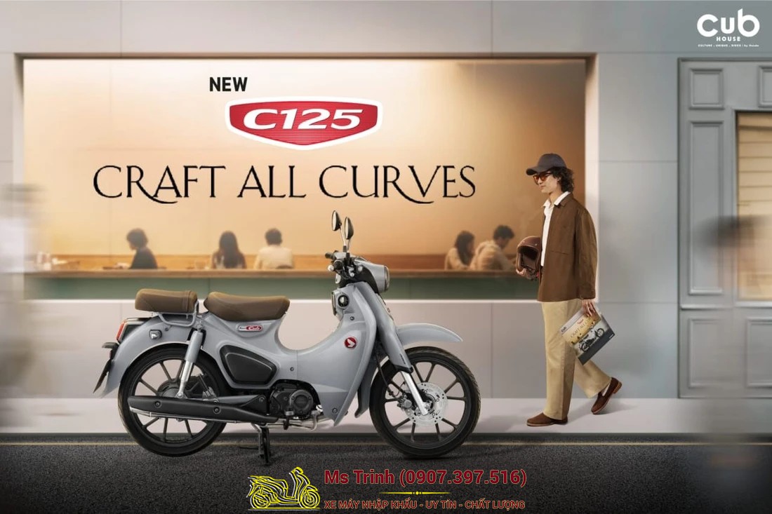 Honda Super Cub 125 ABS Thái Lan 2026 - Huyền Thoại Cub Nâng Cấp ABS An Toàn