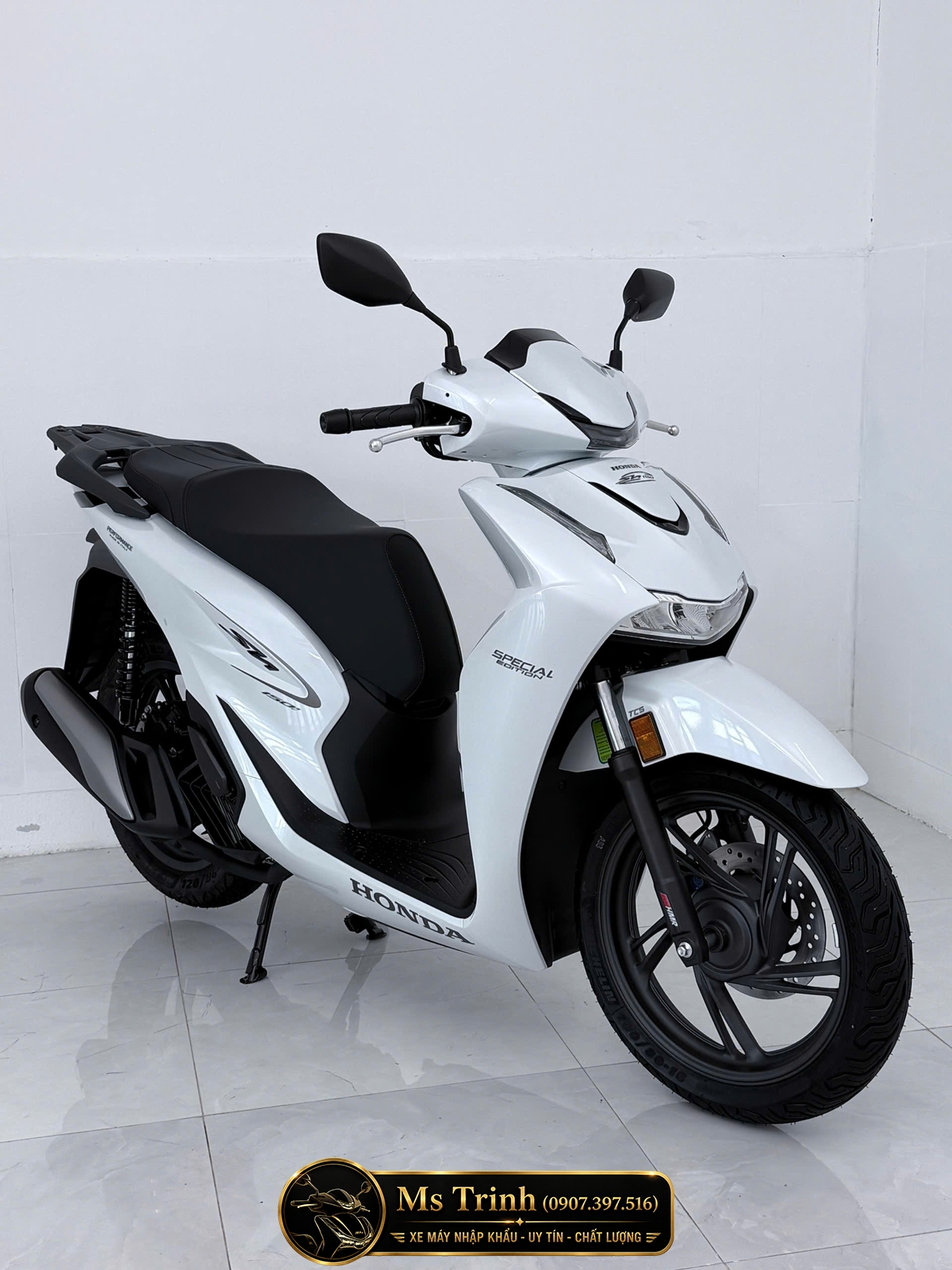 Honda SH150i Special Edition Standard nhập HMR Ý màu trắng tại Hồ Chí Minh: Giá trị nằm trong từng chi tiết nguyên bản