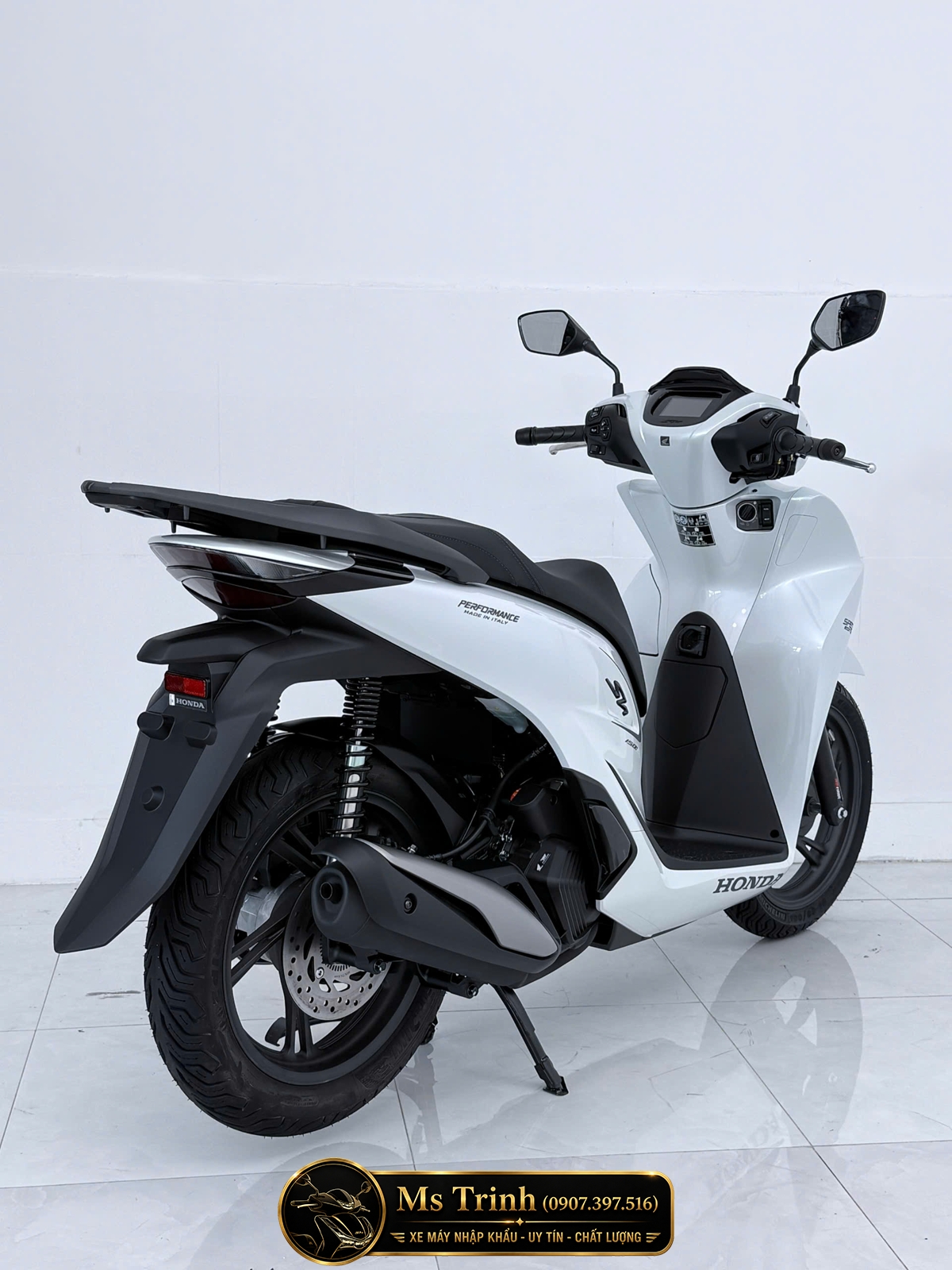 Honda SH150i Special Edition Standard nhập HMR Ý màu trắng tại Hồ Chí Minh: Giá trị nằm trong từng chi tiết nguyên bản