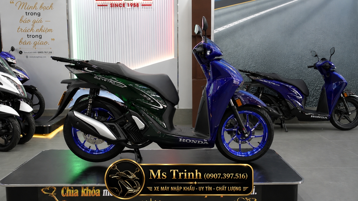Honda SH150i Vetro Sapphire - Green tại Hồ Chí Minh: SH Ý 2 trong 1 giới hạn 200 xe