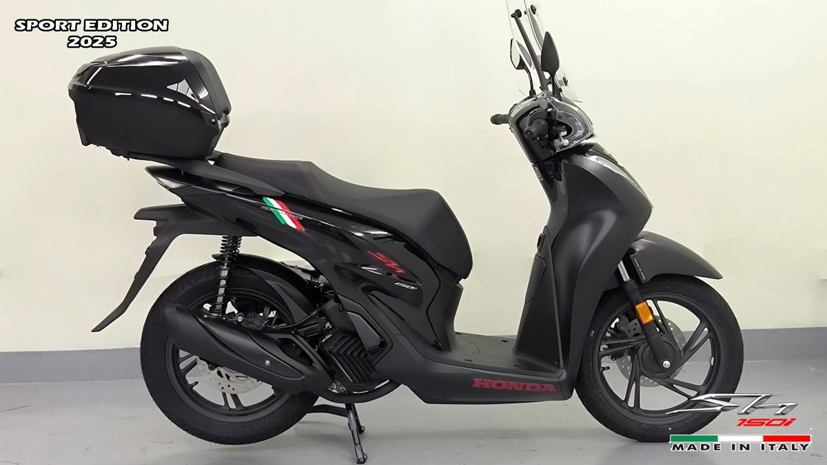 Honda SH150i 2025 Italy Sport Edition Màu Đen, Nhập Chính Hãng, Giá Rẻ tại Hồ Chí Minh