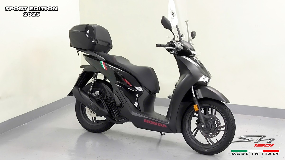 Honda SH150i 2025 Italy Sport Edition Màu Đen, Nhập Chính Hãng, Giá Rẻ tại Hồ Chí Minh