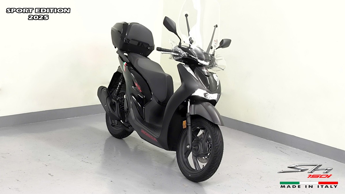 Honda SH150i 2025 Italy Sport Edition Màu Đen, Nhập Chính Hãng, Giá Rẻ tại Hồ Chí Minh