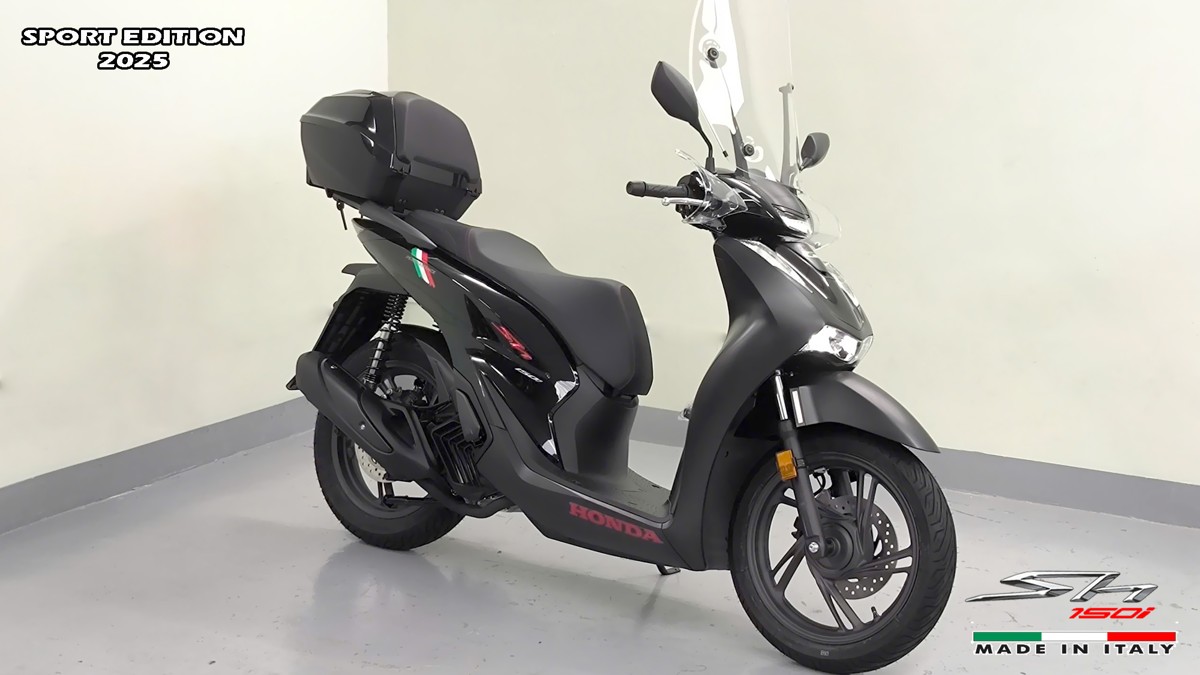 Honda SH150i 2025 Italy Sport Edition Màu Đen, Nhập Chính Hãng, Giá Rẻ tại Hồ Chí Minh