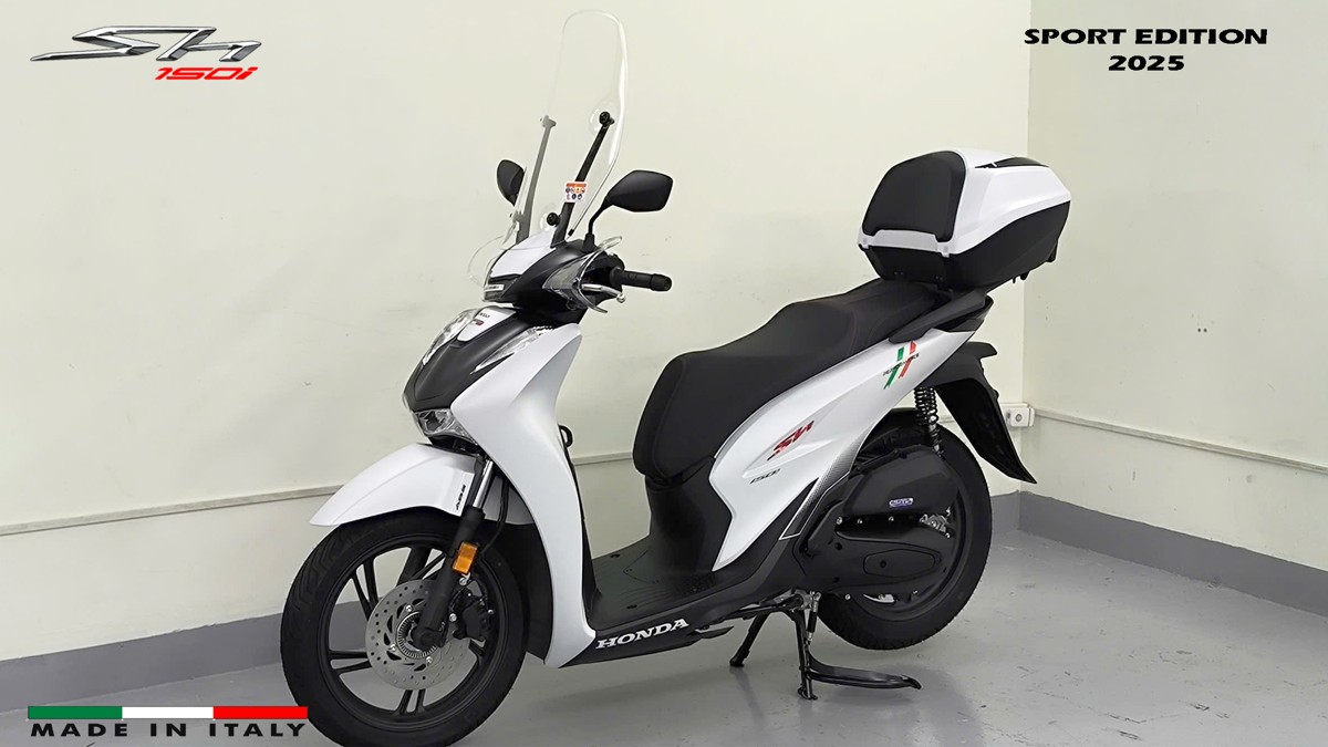 Honda SH150i Sport Edition 2025 Trắng, Made In Italy, Nhập Chính Hãng tại Hồ Chí Minh