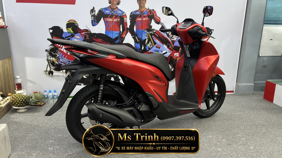 Honda SH150 Ý 2026 màu đỏ Sporty New Concept tại Hồ Chí Minh: Giá trị khác biệt của một chiếc SH nhập khẩu