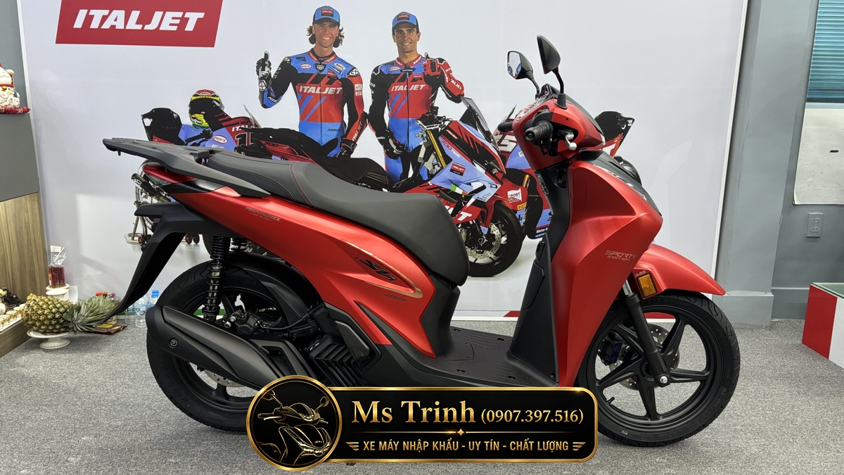 Honda SH150 Ý 2026 màu đỏ Sporty New Concept tại Hồ Chí Minh: Giá trị khác biệt của một chiếc SH nhập khẩu