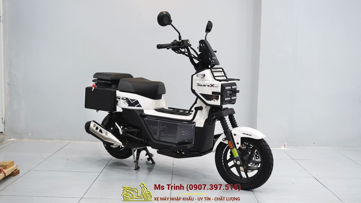 Honda Square X125 màu trắng – Xe tay ga 125cc phong cách vuông cá tính, không đụng hàng