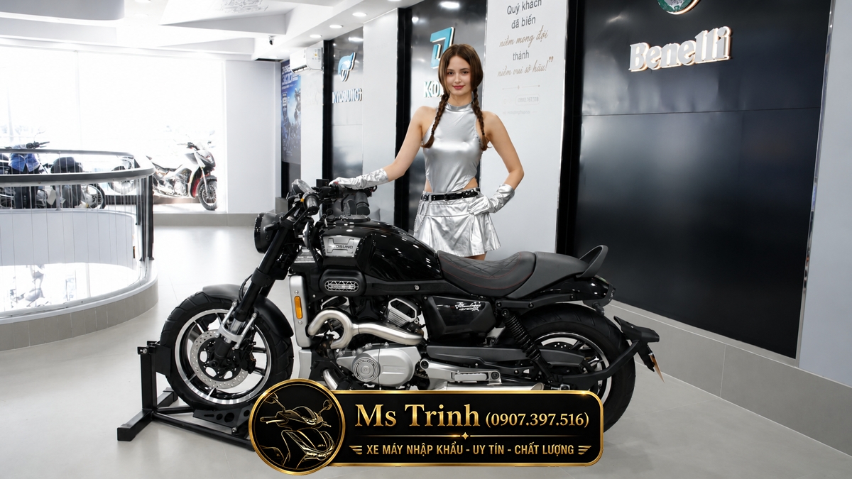Hyosung GV350X tại Hồ Chí Minh - Cruiser 350cc Phong Cách Mỹ Cơ Bắp, Cá Tính