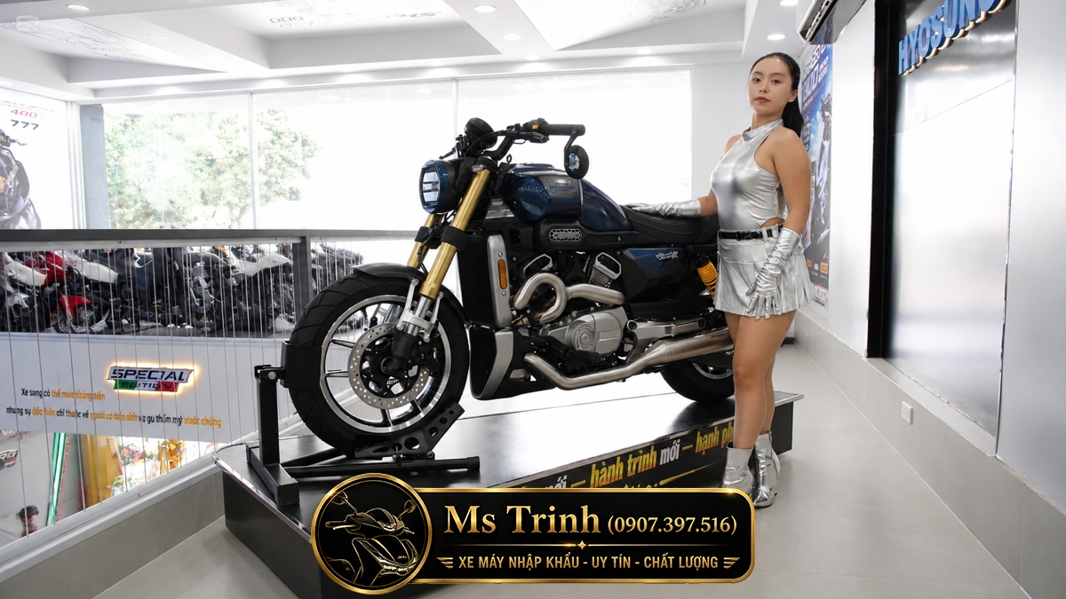 Hyosung GV350X tại Hồ Chí Minh - Cruiser 350cc Phong Cách Mỹ Cơ Bắp, Cá Tính