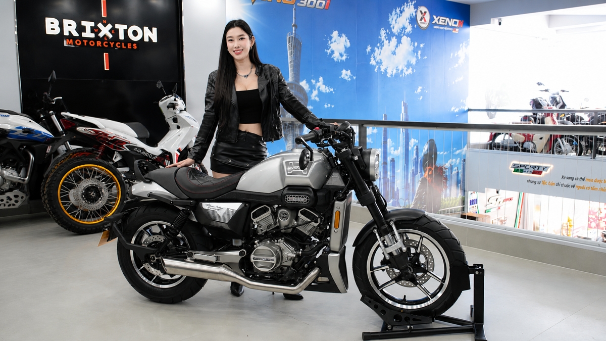 Hyosung GV350X tại Hồ Chí Minh - Cruiser 350cc Phong Cách Mỹ Cơ Bắp, Cá Tính