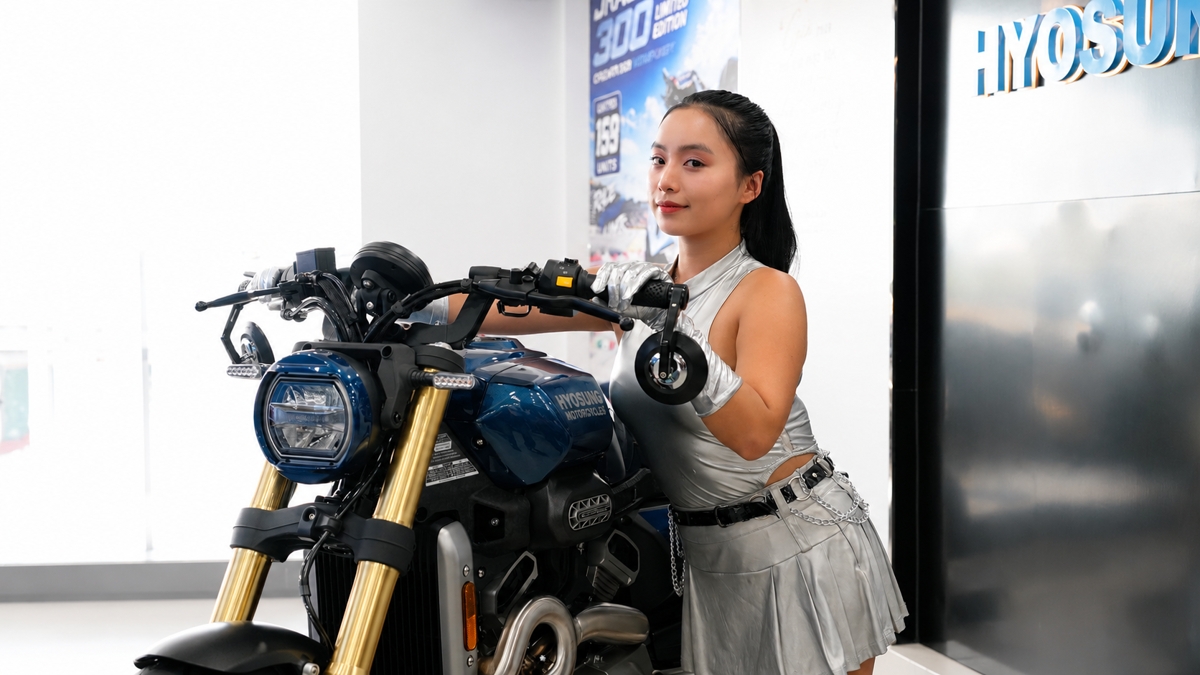 Hyosung GV350X tại Hồ Chí Minh - Cruiser 350cc Phong Cách Mỹ Cơ Bắp, Cá Tính