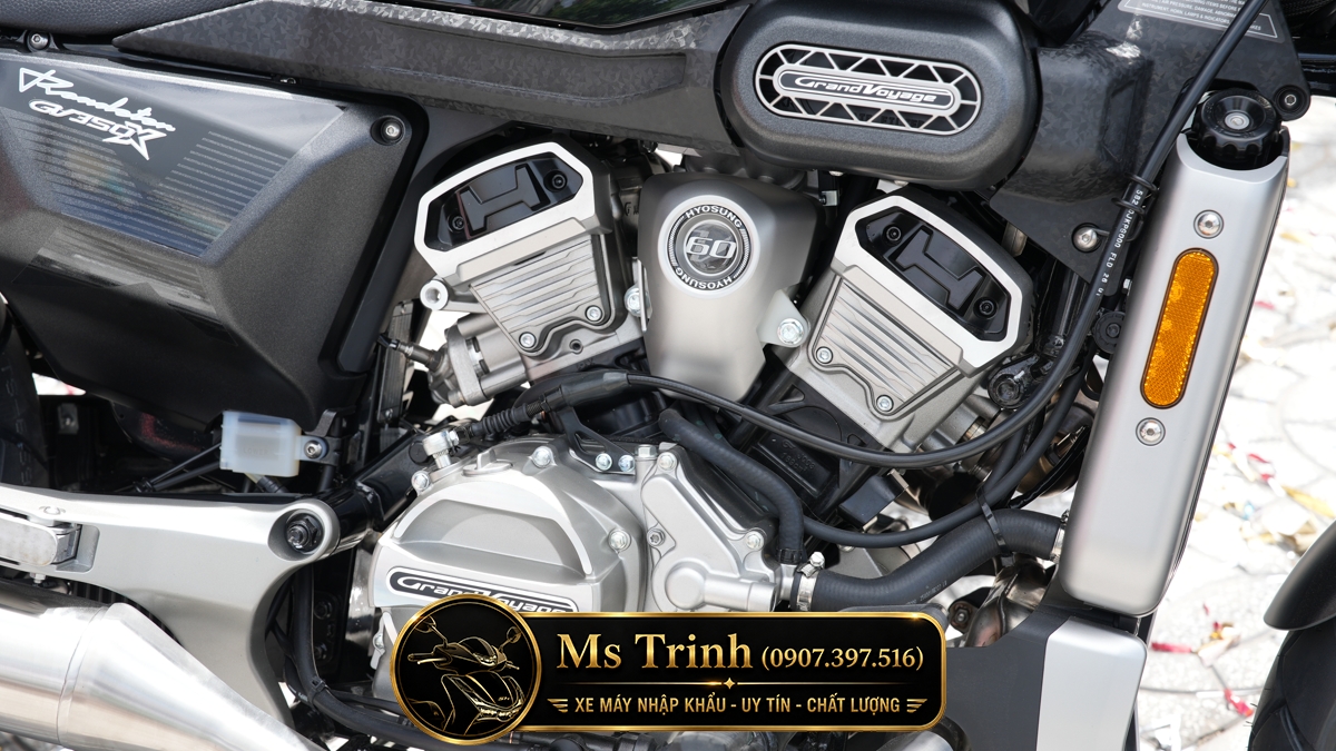 Hyosung GV350X tại Hồ Chí Minh - Cruiser 350cc Phong Cách Mỹ Cơ Bắp, Cá Tính
