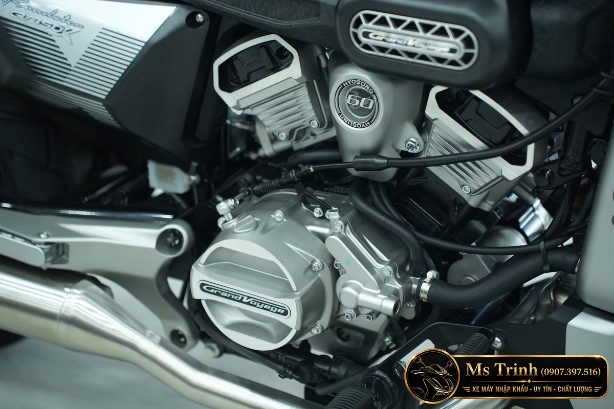 Hyosung GV350X tại Hồ Chí Minh - Cruiser 350cc Phong Cách Mỹ Cơ Bắp, Cá Tính