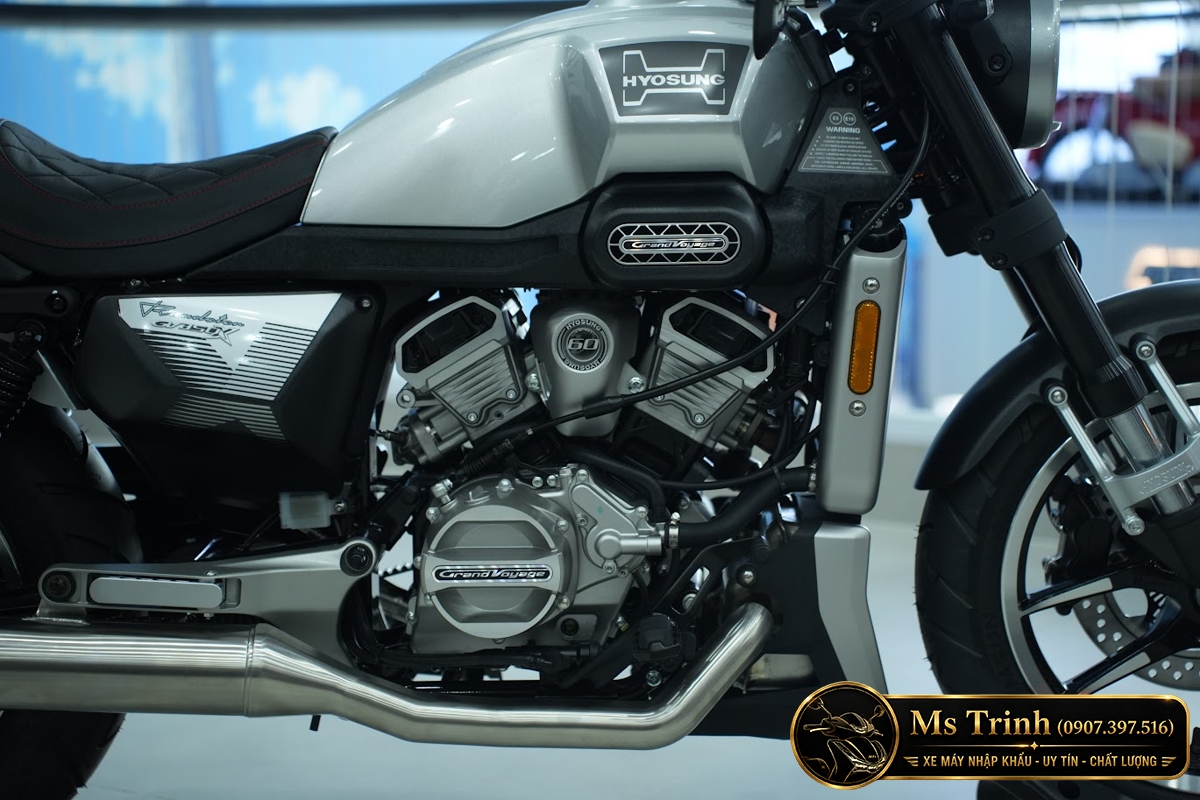 Hyosung GV350X tại Hồ Chí Minh - Cruiser 350cc Phong Cách Mỹ Cơ Bắp, Cá Tính