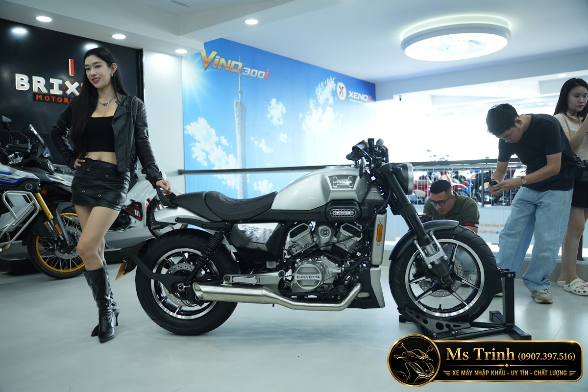 Hyosung GV350X tại Hồ Chí Minh - Cruiser 350cc Phong Cách Mỹ Cơ Bắp, Cá Tính