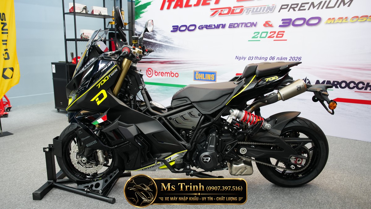 Italjet Dragster 700 Twin Premium Edition 2026 - Siêu Mô Tô Đội Lốt Scooter Đầu Tiên Thế Giới Chỉ 25 Xe Tại Việt Nam