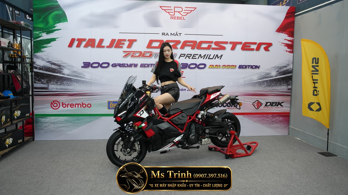 Italjet Dragster 700 Twin Premium Edition 2026 - Siêu Mô Tô Đội Lốt Scooter Đầu Tiên Thế Giới Chỉ 25 Xe Tại Việt Nam