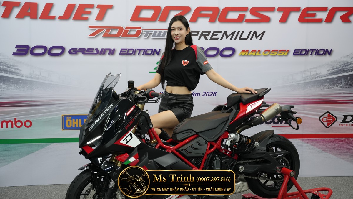 Italjet Dragster 700 Twin Premium Edition 2026 - Siêu Mô Tô Đội Lốt Scooter Đầu Tiên Thế Giới Chỉ 25 Xe Tại Việt Nam