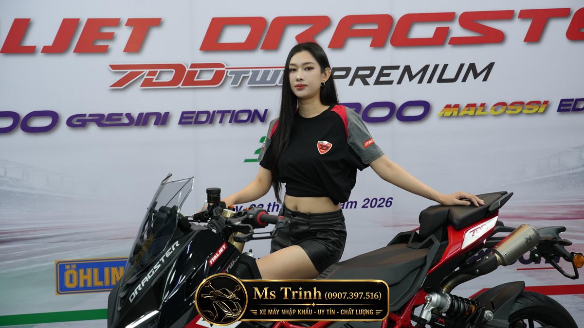 Italjet Dragster 700 Twin Premium Edition 2026 - Siêu Mô Tô Đội Lốt Scooter Đầu Tiên Thế Giới Chỉ 25 Xe Tại Việt Nam