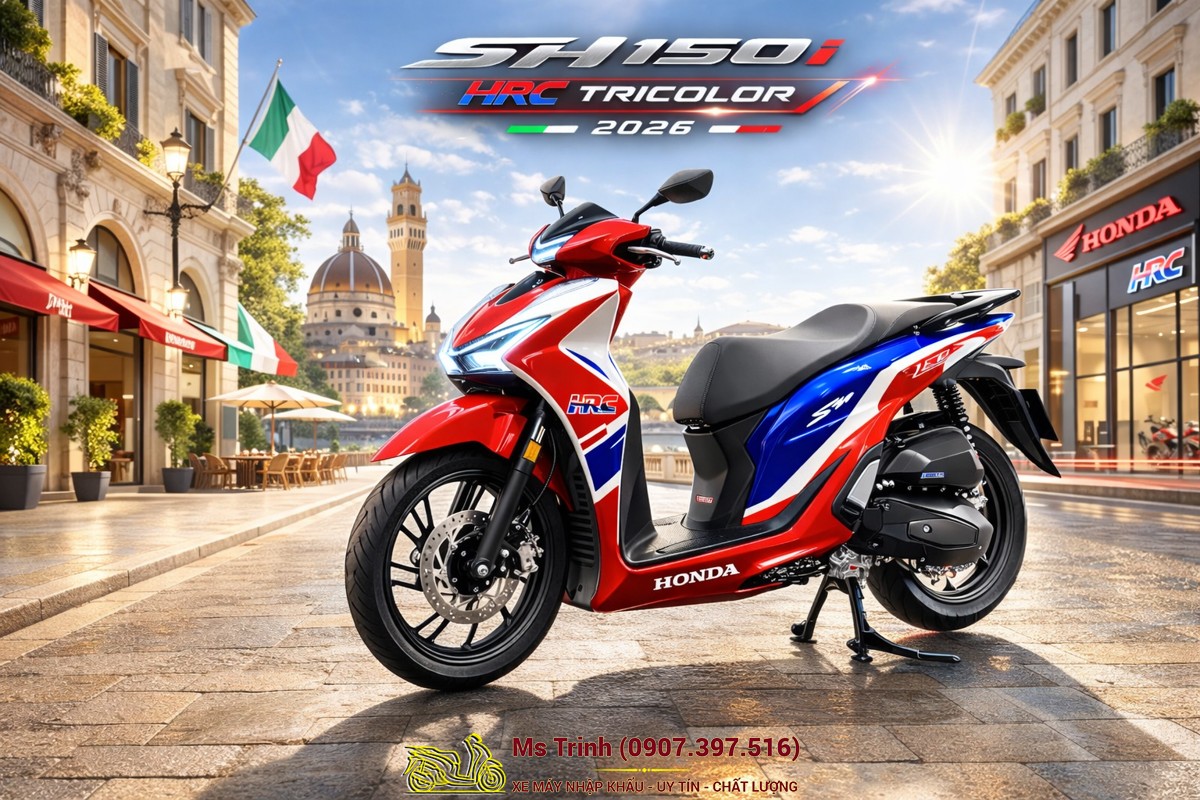 Thiết kế Sh150 HRC tricolor - Dấu ấn Honda Racing Corporation