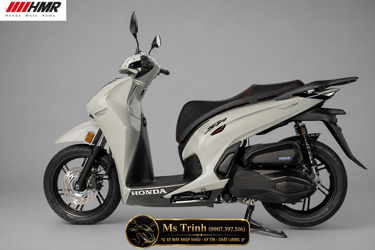 Thiết kế phía trước Honda SH350i Sporty 2026 nhập khẩu nguyên chiếc đầy đẳng cấp