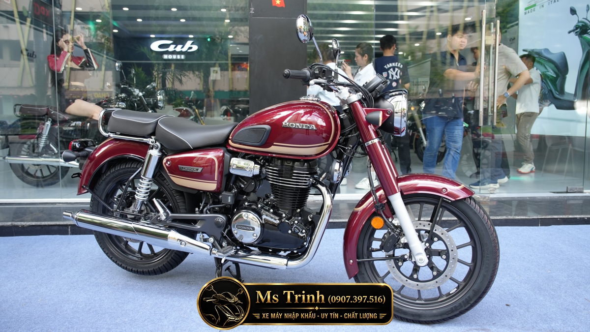 Góc nghiêng Honda CB350C Special Edition khoe thiết kế retro kết hợp chi tiết chrome đầy cuốn hút