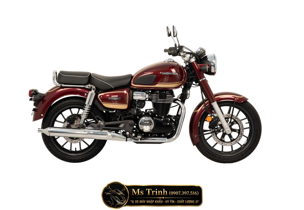 Honda CB350C Special Edition 2026 màu đỏ rượu vang nổi bật với thiết kế retro cổ điển sang trọng