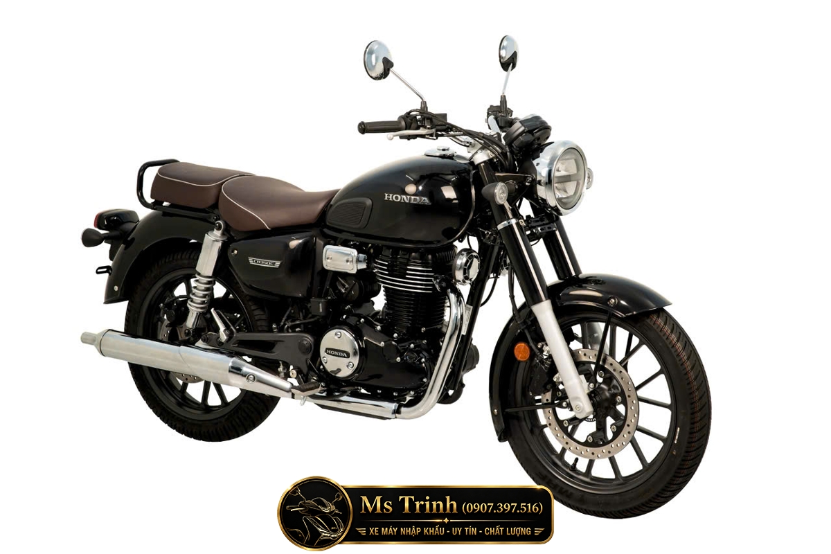 Honda CB350C Pro màu đen bóng 2026 đậm chất classic dành cho người yêu mô tô retro