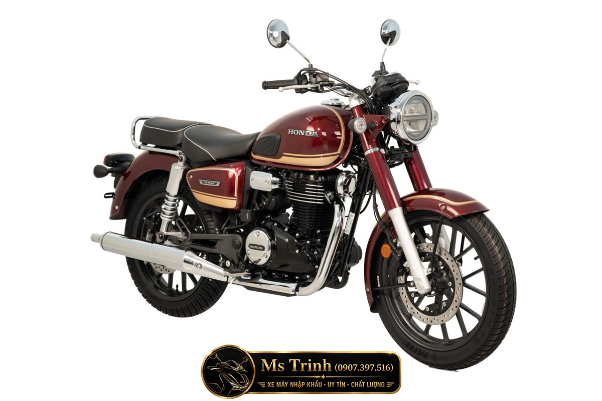 Honda CB350C Special Edition 2026 nhìn ngang khoe kiểu dáng classic thanh lịch và mạnh mẽ