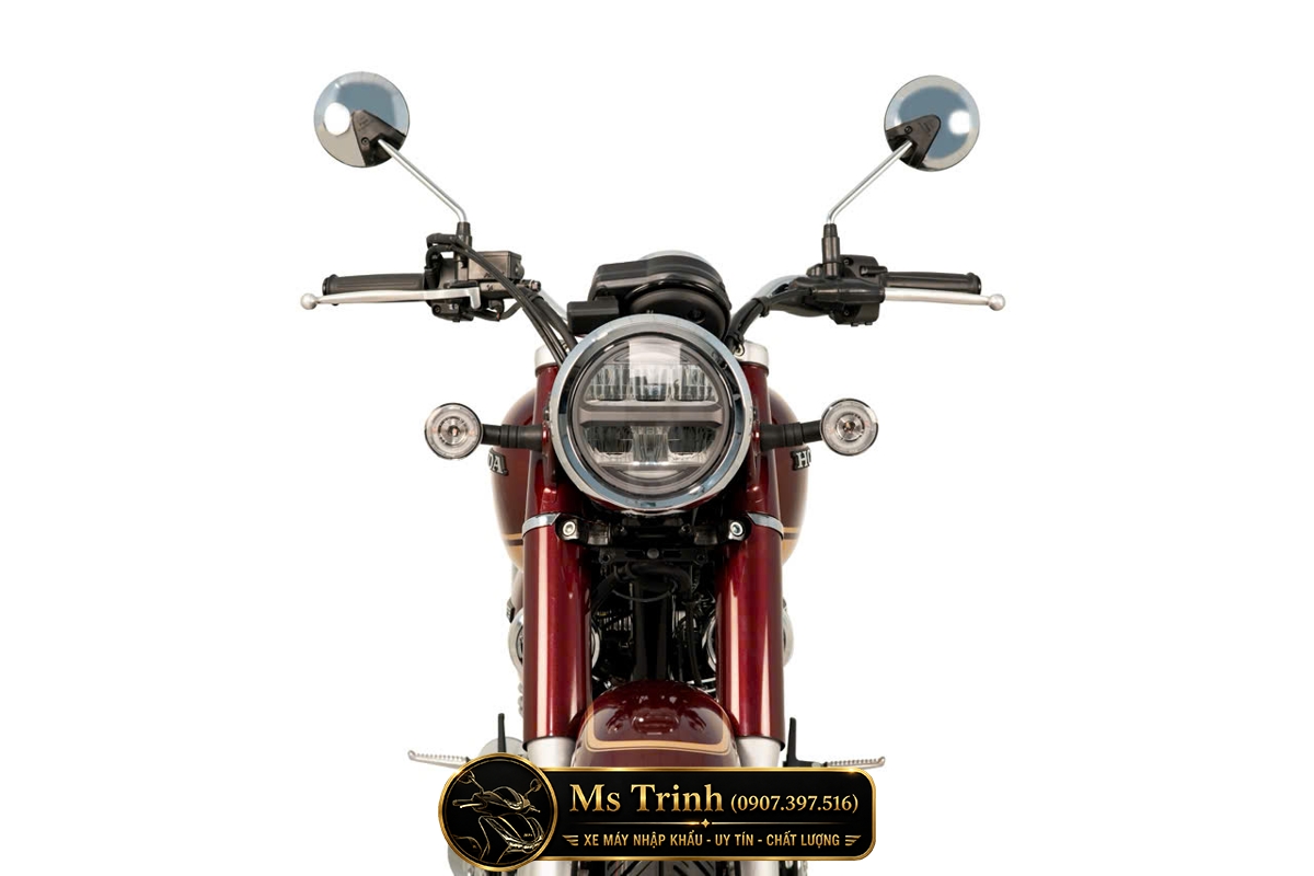 Cận cảnh bánh trước Honda CB350C Special Edition trang bị phanh đĩa ABS an toàn hiện đại