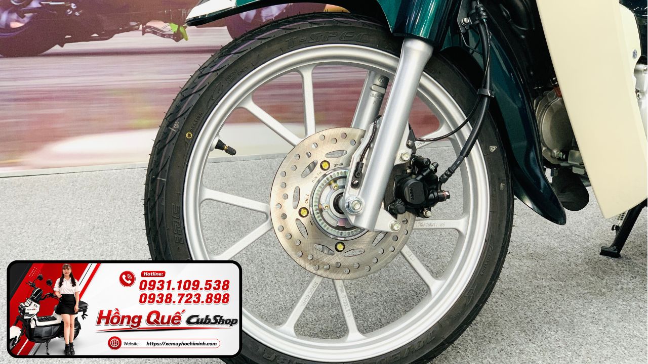 Honda Super Cub 110 ABS màu xanh nhớt nhập nội địa Nhật