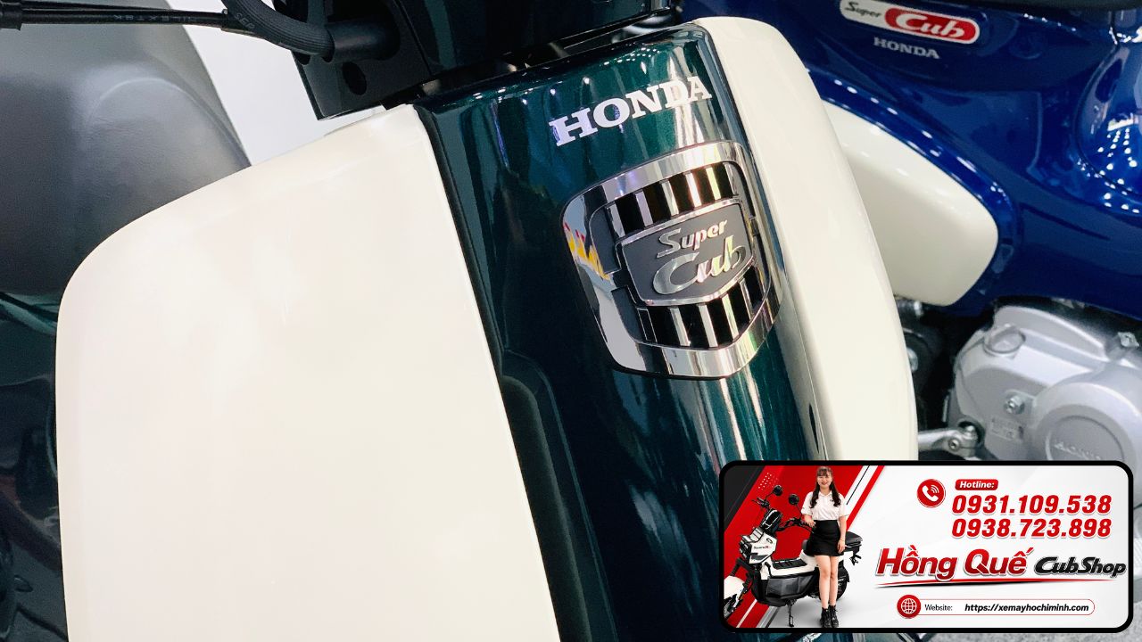 Honda Super Cub 110 ABS màu xanh nhớt nhập nội địa Nhật
