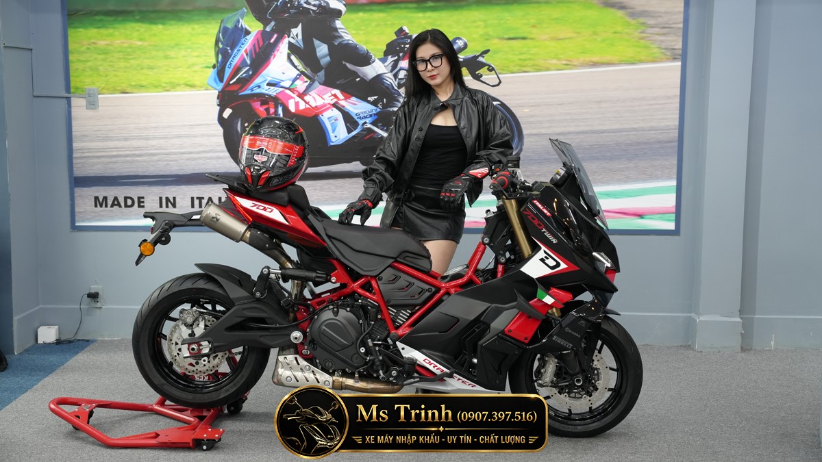 Italjet Dragster 700 Twin Premium Edition hyper scooter 700cc đầu tiên thế giới