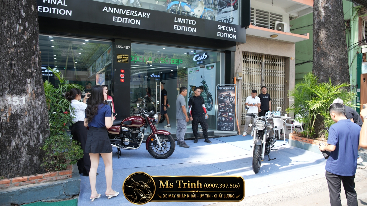 ận cảnh thiết kế retro cổ điển trên Honda CB350C Special Edition 2026 tại Việt Nam