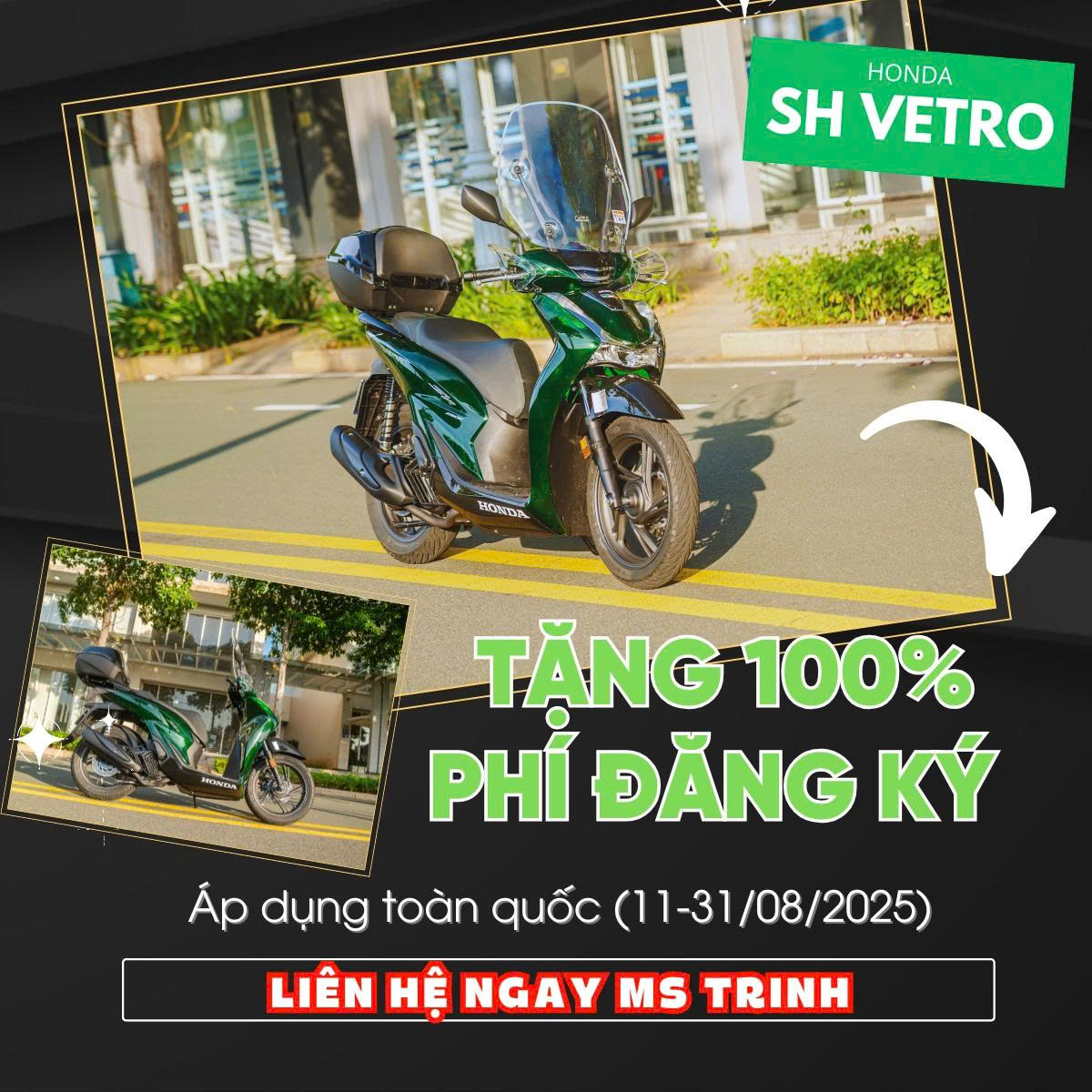 SH150 Vetro – SH125 Vetro – SH Sport Editon Deal Chất Cho 'Tay Chơi' Chuẩn Ý