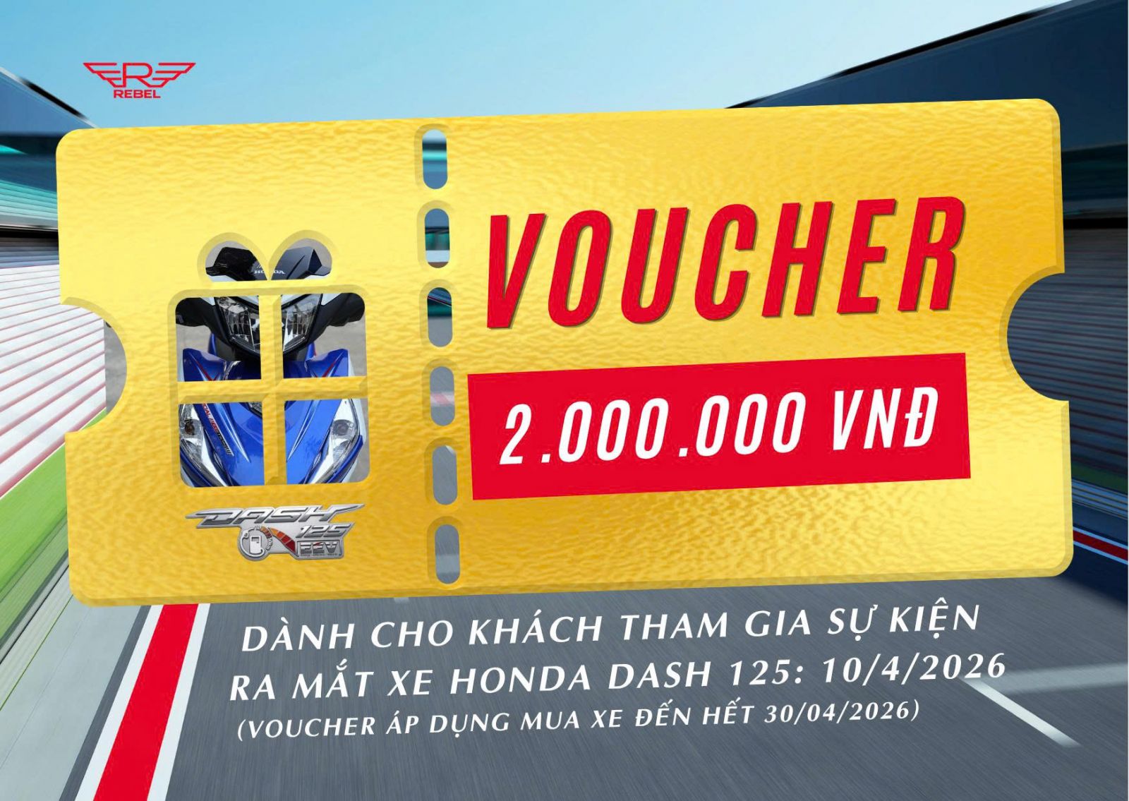 HONDA DASH 125 RACING 2026 ra mắt tại Cần Thơ - Siêu phẩm racing khiến giới biker dậy sóng