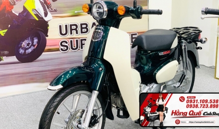 Giá xe Cub 110 ABS màu xanh nhớt nhập nội địa Nhật, sẵn xe giao ngay