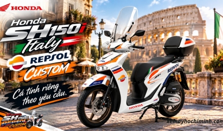 Honda SH150i Italy Repsol Custom: Chiếc SH dành cho người không thích “đụng hàng”