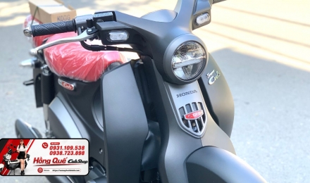 Honda Super Cub C125 ABS 2026 tại TP.HCM – Xe Thái Lan màu đen nhám yên đỏ