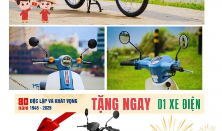 Mua Cub 50 Final & Hello Kitty – Tặng xe điện VinFast Motio 12 triệu