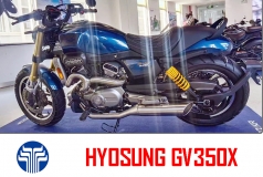 Hyosung GV350X - Cruiser 350cc đậm chất cơ bắp Mỹ, thiết kế độc đáo và mạnh mẽ